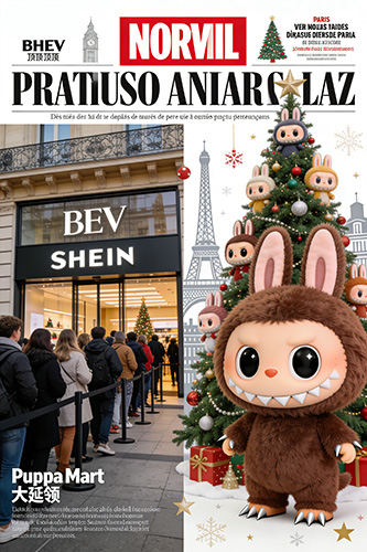 逆势走红巴黎圣诞季！Shein实体店排长队