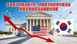 特朗普关税政策存废成谜 韩美贸易格局或迎颠覆性调整
