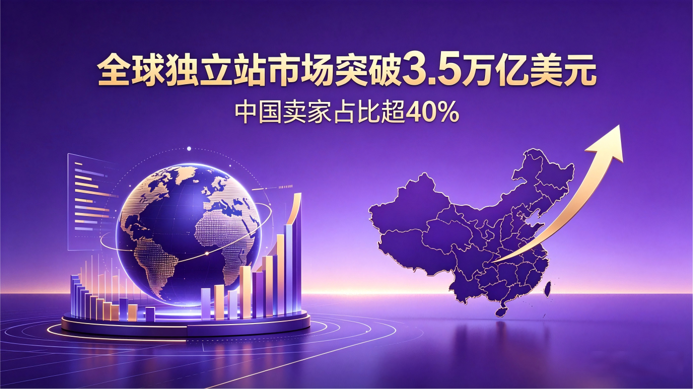 全球独立站市场规模破3.5万亿美元 中国卖家成核心增长引擎